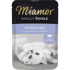 Miamor Miamor Ragout Royale saszetka Kitten Wołowina w galaretce - 100g