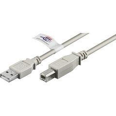 Kabel USB Goobay USB-A - USB-B 5 m Szary (50833)