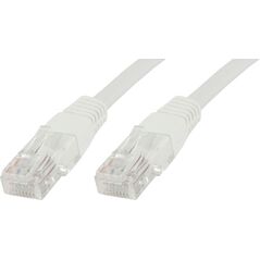 MicroConnect RJ-45/RJ-45 kat.6 U/UTP Biały 10szt. 0.5m (V-UTP6005WVP)