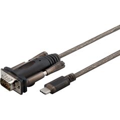 Kabel USB MicroConnect USB-C - D-Sub (VGA) 1 m Czarny (USB3.1CRS232)
