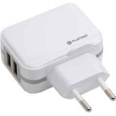 Ładowarka Platinet PLCU2W 2x USB-A 3.4 A (PLCU2W)
