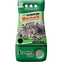 Żwirek dla kota Super Benek Standard Zielony las 25 l