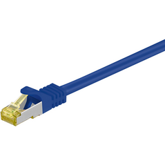 MicroConnect patchcord, S/FTP, Cat7, PiMF, 3m, niebieski (SFTP703B)