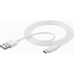 Kabel USB Cellular Line USB-A - 1.2 m Biały (KABKACELLUUSB002)