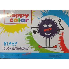 Happy Color Blok rysunkowy A3 20k biały