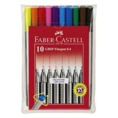 Faber-Castell Zestaw cienkopisów Grip, 10 sztuk