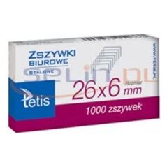 Tetis Zszywki biurowe 26/6