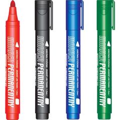 Tetis Marker permanentny KM102 czarny