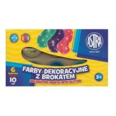 Astra Farby brokatowe 6 kolorów 10 ml