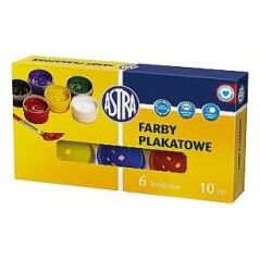 Astra Farby plakatowe 6 kolorów/10 ml