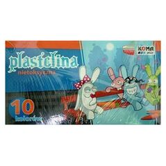 KOMA-PLAST Plastelina 10 kolorów