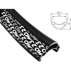 Alexrims Obręcz mtb MD23 27.5"x32otw. Tubeless Ready H.tarczowy kapslowana czarna (ALX-MD23275)