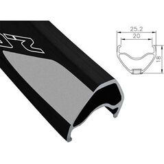 Alexrims Obręcz mtb EVO 2.0 27.5"x32otw. Tubeless Ready H.tarczowy kapslowana czarna (ALX-EVO202732)