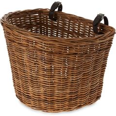 Basil Kosz na kierownicę/przedni bagażnik DARCY L mocowanie na paski, ratan varnished natural (BAS-15050)