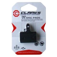 Clarks Okładziny hamulcowe SHIMANO TEKTRO (Deore M515, M475, M525, M465, M495, TEKTRO Draco, Dorado, Orion, Auriga, Aquila, HDC300, TRP Spyre, Hylex) organiczne pudełko 20 par - CLA-VX811C-DP-ST