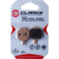 Clarks Okładziny hamulcowe HAYES (Sole, GX2, MX2, MX3, MX4) metaliczne spiekane