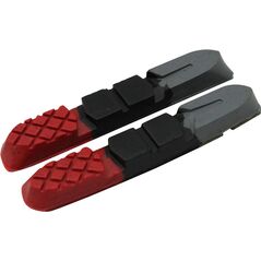 Clarks Wkładki hamulcowe CLARK'S CPS501 MTB (V-brake, Warunki Suche i Mokre) 70mm czerwono-czarno-szare