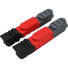 Clarks Wkładki hamulcowe CLARK'S CPS220 SZOSA (Shimano, Sram, Tektro, Warunki Suche i Mokre) 55mm czarno-czerwono-szare