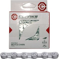 Clarks Łańcuch rowerowy YBN CL9 RB SHIMANO CAMPAGNOLO SRAM (9 Biegów, 1/2"x11/128", 116ogniw, 6.4mm, spinka do łańcuca) Antykorozyjny