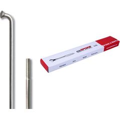 Cn Spoke Szprychy 134T 2.3-2.3-2.0 stal nierdzewna 298mm srebrne + nyple 144szt.