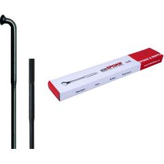 Cn Spoke Szprychy DB454 2.0-1.8-2.0 stal nierdzewna 256mm czarne + nyple 144szt.