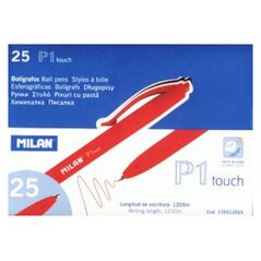 Milan DĹ‚ugopis czerwony P1 Rubber Touch