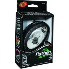MasterLock Głowica Zapięcia PYTHON Bez Linki Owalna czarno-srebrna (MRL-8402EURDPF)