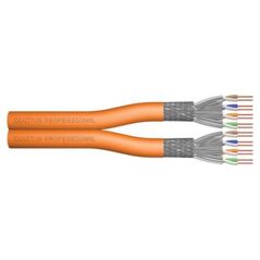 Digitus Skrętka Duplex S-FTP, CAT7, LSZH 1200MHz, 100m, pomarańczowy (DK-1743-VH-D-1)