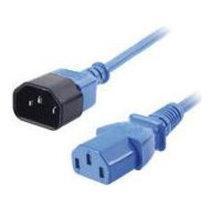 Kabel zasilający Lindy do komputera, 0.5m, niebieski (30470)