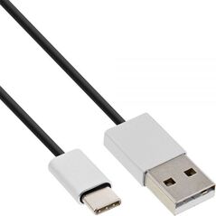 Kabel USB InLine USB-A - USB-C 2 m Czarny (35832)