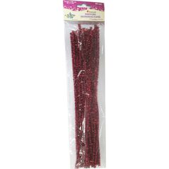 Titanum Drucik brokat rĂłĹĽowy 6 mm x 30 cm. 30 sztuk. 338633.