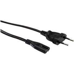 Kabel zasilający Value VALUE Power cord Euro plug 2p.BU 3m 118,11inch black - 19.99.2092