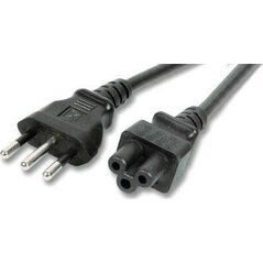 Kabel zasilający MicroConnect Wtyk włoski - C5, 3m (PE100830)