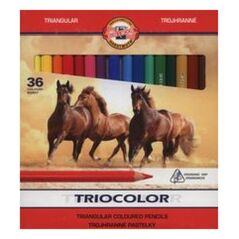 Koh I Noor Kredki Triocolor 36 kolorĂłw