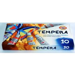 Koh I Noor Farby Tempery 10 kolorów 16 ml