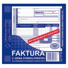 Michalczyk & Prokop Faktura 2/3 A5 z jednÄ… stawkÄ… podatku 131-4E