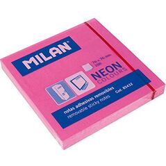 Milan Karteczki neonowe 75x75 mm różowe