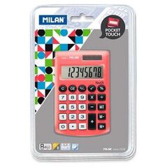 Kalkulator Milan Kalkulator kieszonkowy Pocket Touch 150908RBL czerwony
