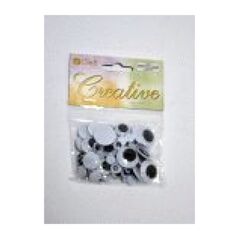Dalprint Oczy naklejane czarne