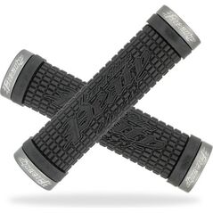 Lizard Skins Chwyty kierownicy PEATY CHEERS LOCK-ON klamry szare 130mm czarne