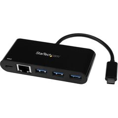 HUB USB StarTech 1x RJ-45 1x USB-C  + 3x USB-A 3.0 (HB30C3AGEPD)