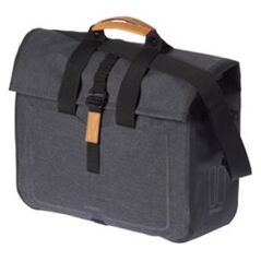 Basil Sakwa miejska pojedyncza URBAN DRY BUSINESS BAG 20L, mocowanie na haki, wodoodporny poliester, charcoal melee (BAS-17661)