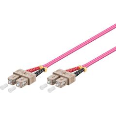 MicroConnect Patchcord światłowodowy SC/UPC - SC/UPC, 50/125, OM4, 2m (FIB222002-4)