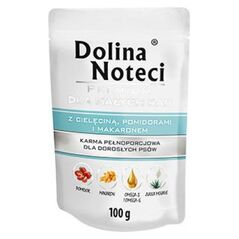 Dolina Noteci MINI Z CIELĘCINĄ, POMIDORAMI I MAKARONEM 100g