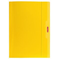 Herlitz Teczka A4 z gumką żółty Color Blocking (174042)