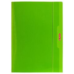 Herlitz Teczka A4 z gumką zielony Color Blocking (174043)