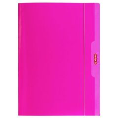 Herlitz Teczka A4 z gumką różowy Color Blocking (174047)