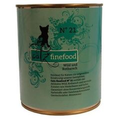 Catz Finefood N.21 Dziczyzna i Karmazyn puszka 800g