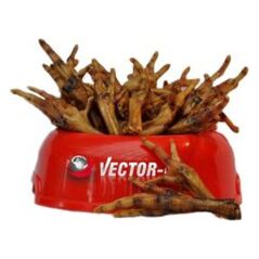 Vector-Food kurze łapki stopki suszone 5szt