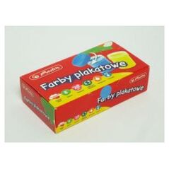 Herlitz Farby plakatowe szkolne 8 kolorów 20ml (158026)